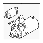 6M911021 - : Starter for Audi: A6 Quattro, A7 Quattro, RS5, RS5 Sportback, S4, S5, S5 Sportback, SQ5, SQ5 Sportback Image
