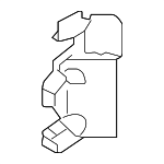 4E0121333A - : Air Duct for Audi: A8 Quattro Image