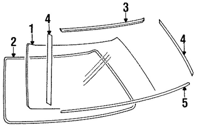 8711123210 - : Back Glass for Hyundai Image