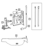 1JA35ZDMAC - Wheels: Jack Storage Cover for Ram: 2500, 3500 Image