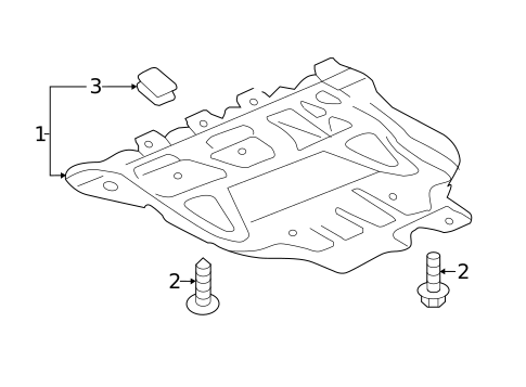 Splash Shields for 2019 Audi A3 Quattro #1