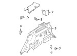 M1PZ7831013AD - : Trim Assembly Quarter for Ford Image