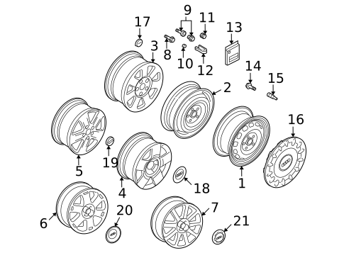 Covers & Trim for 2004 Audi A4 Quattro #0