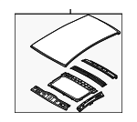 96958785 - Body: Roof Panel for Chevrolet: Aveo Image