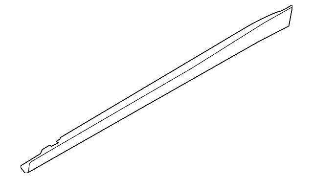 51777312752 - 2012-2019 BMW Rocker Molding (51-77-7-312-752