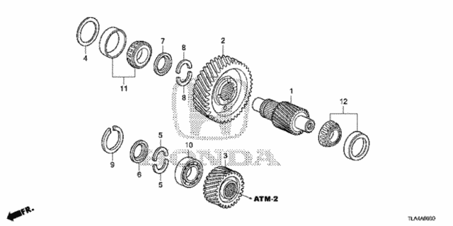 AT Final Drive Shaft for 2019 Honda CR-V #0