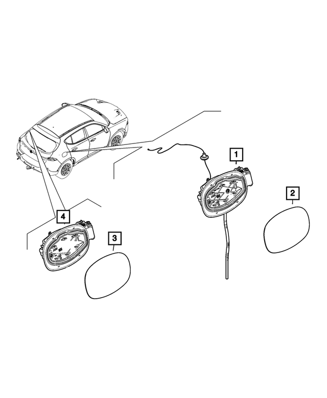 68728311AA - : Fuel Fill Door for Mopar Image
