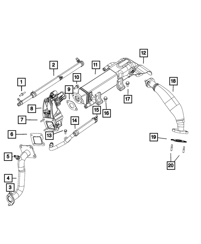 6104336AA - Cooling: Hex Flange Head Screw for Mopar Image