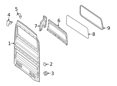 Partition Panel for 2021 Mercedes-Benz Sprinter 1500 #0