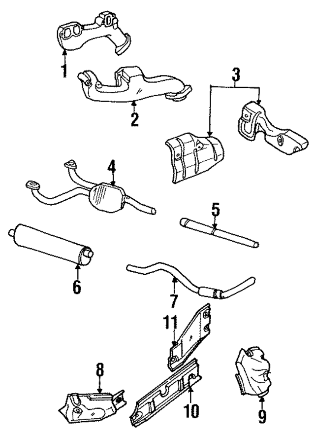 52103195 - Exhaust: Exhaust Muffler for Mopar Image