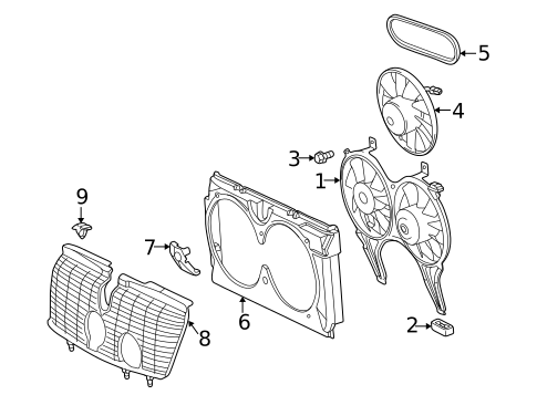 Condenser, Compressor & Lines for 1998 Mercedes-Benz E300 #2