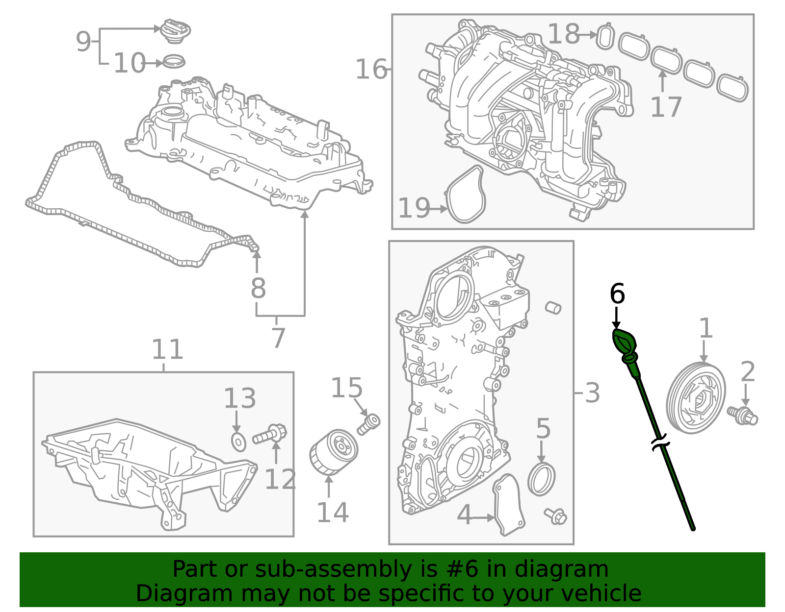 15650-6MA-J01 - 2023-2025 Honda - Dipstick | Honda Parts Guys
