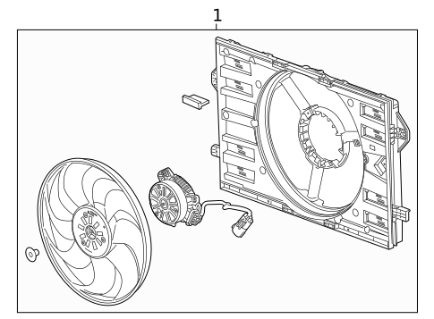 Cooling Fan for 2018 Buick Envision #0