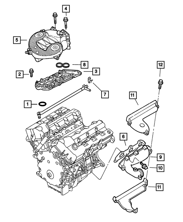 « 4792379AJ –  : Collecteur D'admission Gaine pour Mopar Image »