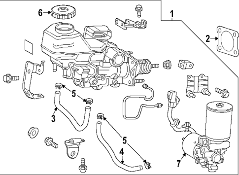 Hydraulic Booster for 2024 Lexus NX350h #1