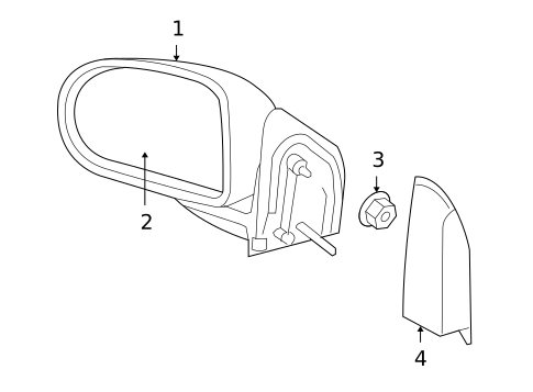 Outside Mirrors for 2015 Jeep Compass #0