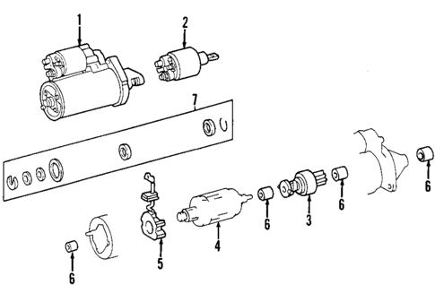Starter for 2010 Mercedes-Benz GL350 #0