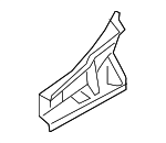 52154FJ0909P - Body: Side Member Extension for Subaru: Forester, Impreza, WRX, WRX STI Image