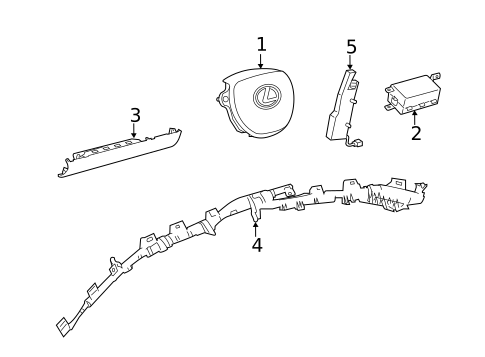 Air Bag Components for 2022 Lexus IS300 #0