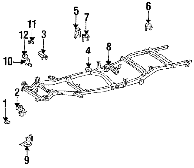 5111334020 - Body: Side Rail Extension for Toyota Image