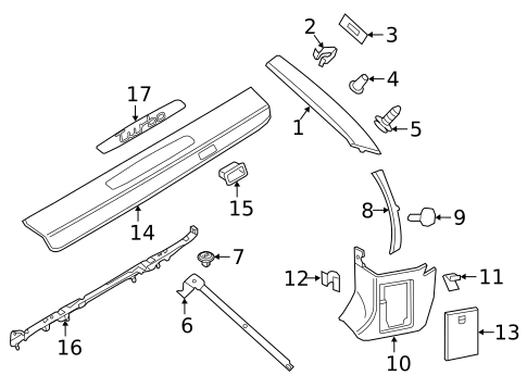 Interior Trim - Pillars for 2016 Porsche 911 #3