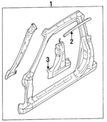 7635365F00 - : Drip Rail for Nissan Image
