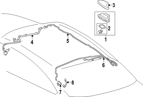 Antenna & Radio for 2025 Toyota Crown #0