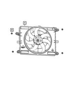 68577347AA - : Radiator Cooling Fan Module for Mopar Image