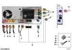 61118789694 - Vehicle Electrical System: Hsd Line Aux Socket for BMW Image