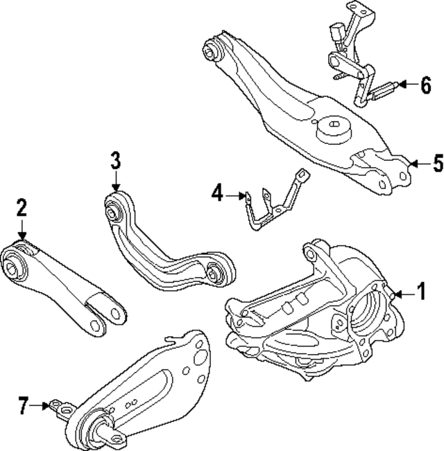 1N3505434E - : Knuckle for Volkswagen: ID. Buzz Image