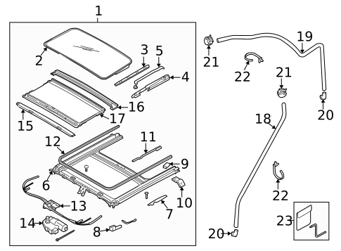 Sunroof for 2007 Kia Spectra5 #0