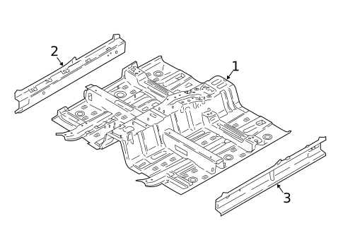 Floor & Rails for 2020 Hyundai Venue #0