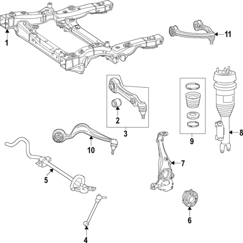 Upper Control Arm for 2023 Mercedes-Benz EQS 450 #0