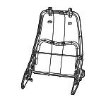 68236632AA - Body: Seat Back Frame for Ram: ProMaster 1500, ProMaster 2500, ProMaster 3500 Image