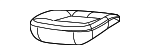 68235395AA - Body: Seat Cushion Pad for Ram: ProMaster 1500, ProMaster 2500, ProMaster 3500 Image