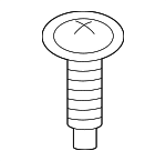 7146986938 - Body: License Plate Bracket Screw for BMW Image