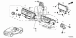 39104TA0A31 - Electrical/Exhaust/Heater/Fuel: KNOB (TUNE/SELECT) for Honda Image