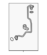 4E145140AS - Engine: Oil Feed Tube for Volkswagen Image