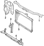 5321612926 - Cooling System: Support Panel for Toyota: Corolla Image