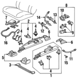 16802936 - Body: Track Assembly for Buick: Riviera | Oldsmobile: Aurora Image