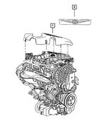 4884723AC - : Engine Cover for Mopar Image