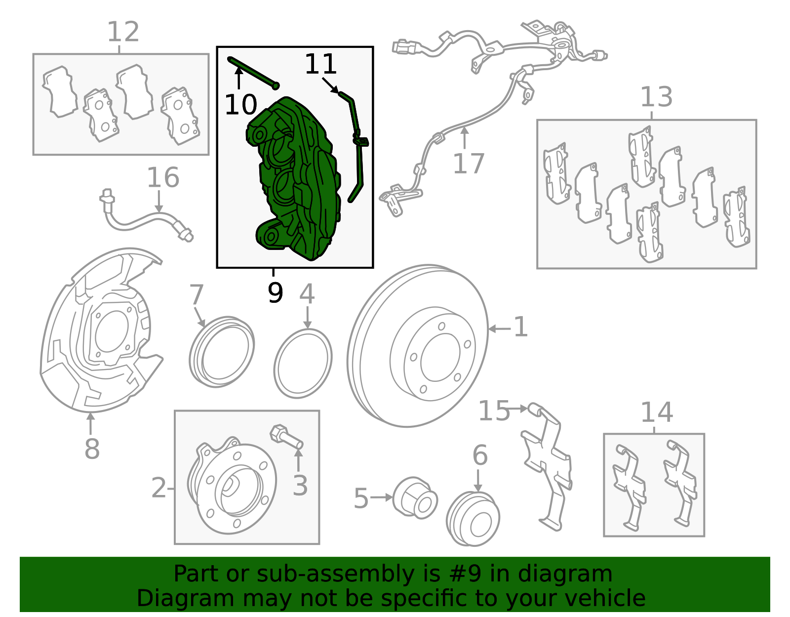 2024-2026 Toyota Disc Brake Caliper 47750-60470 | Toyota Parts Express