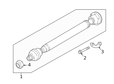Drive Shaft for 2023 Land Rover Discovery #1