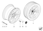 36116785499 - : Wheel, Alloy for BMW Image