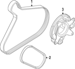 32402904 - Cooling System: Belt Tensioner for Volvo: S90 Image