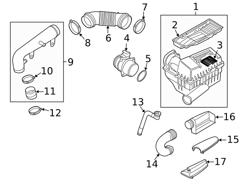 Air Intake for 2010 Audi A3 Quattro #0