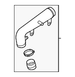 1K0129654BE - Engine: Intake Hose for Audi: A3, A3 Quattro, Q3, Q3 Quattro, TT, TT Quattro Image
