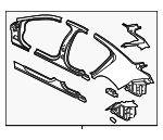 T4N7850 - Body: Uniside for Jaguar: XE Image
