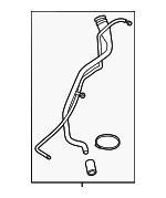 16117205700 - Fuel System: Filler Pipe for BMW Image