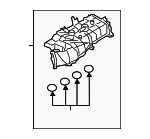 11618647975 - Engine: Intake Manifold for BMW: 230i, 230i xDrive, 330e, 330e xDrive, 330i, 330i xDrive, 430i, 430i Gran Coupe, 430i xDrive, 430i xDrive Gran Coupe, 530e, 530e xDrive, 530i, 530i xDrive, M2, X3, X4, Z4 Image